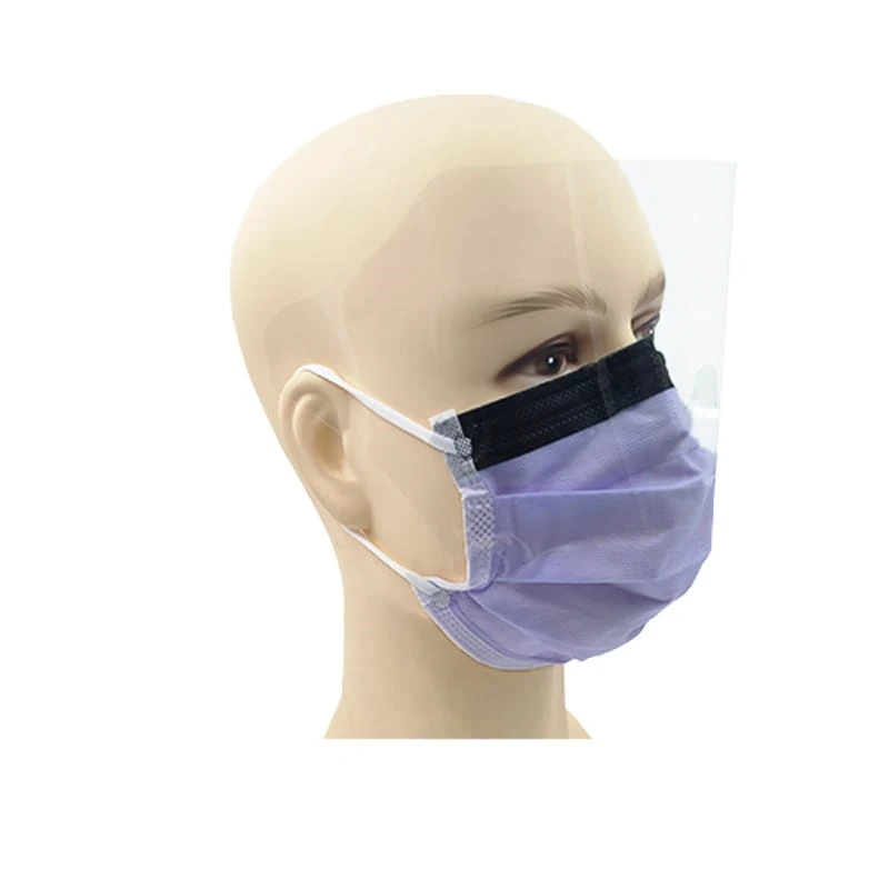 Medical Protection Face Mask With Earloops And Visor Each
