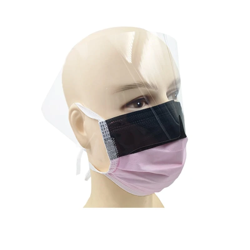 Disposable ASTM Level 3 Procedure Face Mask with Earloops & Visor