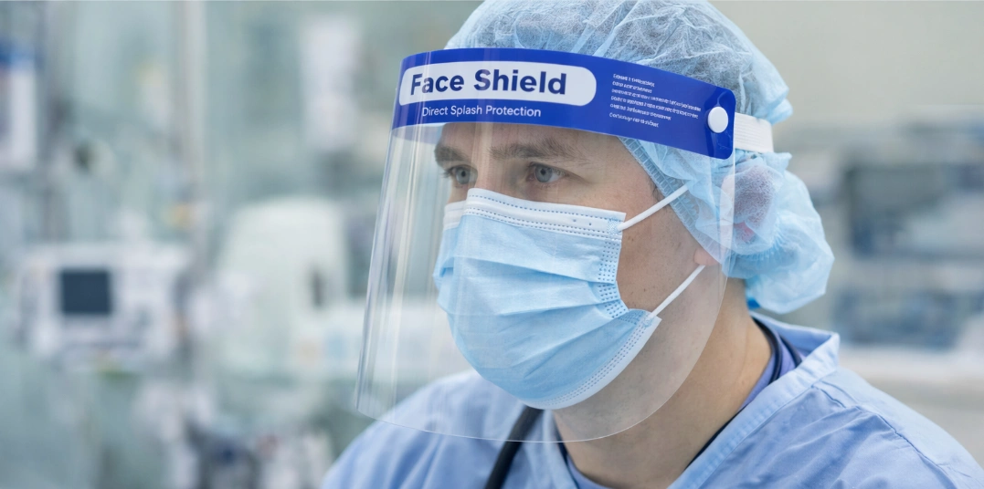 Why Disposable Face Shields Are Still Important in Healthcare Settings